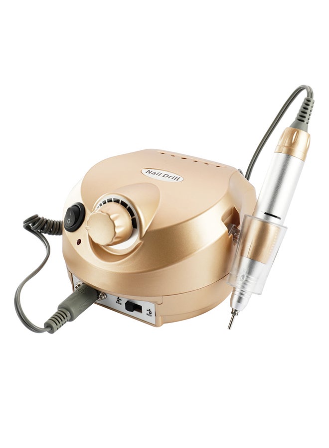 Generic Professional Electric Drill Machine File Polisher Manicure Kits Nail Salon Tools Gold  - Image 2