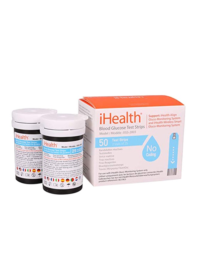 iHealth - 2-Piece Blood Glucose Test Strip Set - Image 1