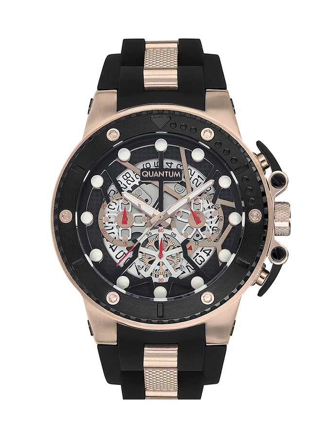 Quantum Men's Resin Chronograph Wrist Watch HNG535.851 
