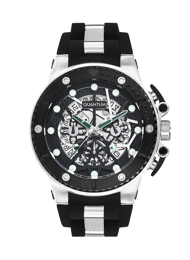 Quantum men Resin Chronograph Wrist Watch HNG535.351 