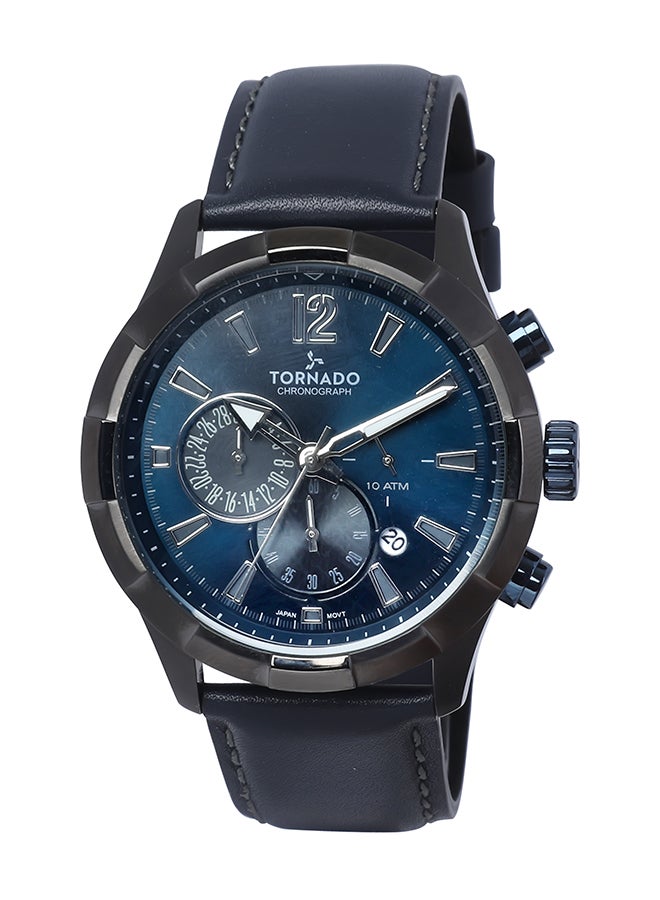 TORNADO - men Leather Chronograph Wrist Watch T8111-XLNN - Image 1