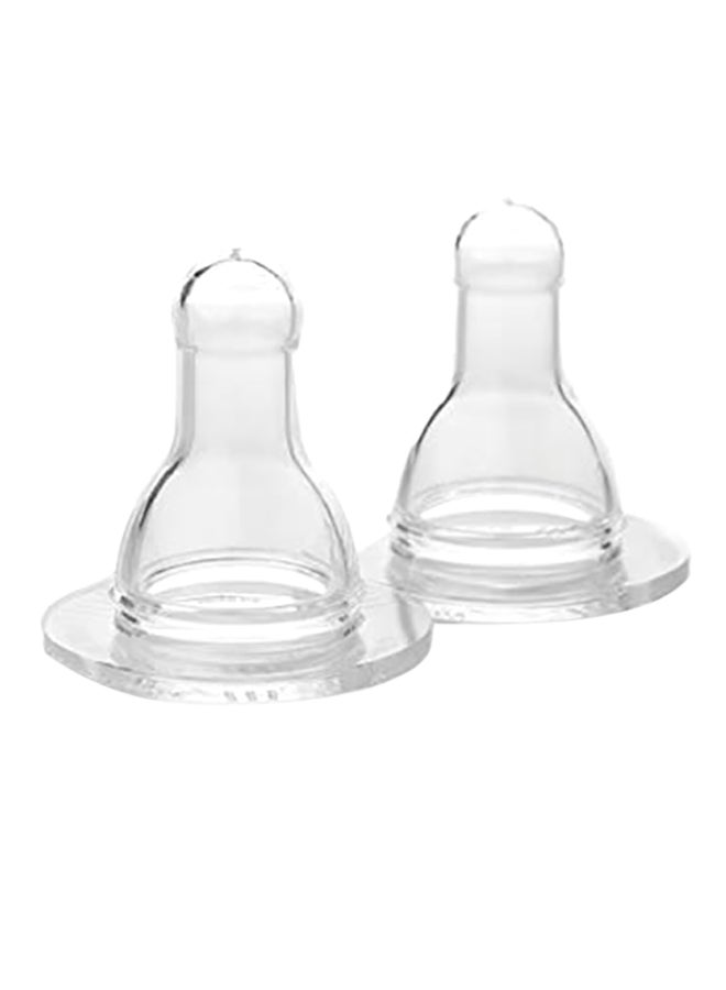 lifefactory 2 Pack BPA Free Stage 1 Silicone Nipples  - Image 1