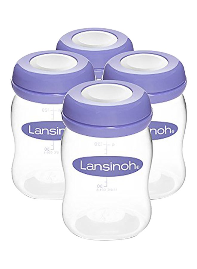 Lansinoh - Set Of 4- Breastmilk Storage Bottles - Image 1