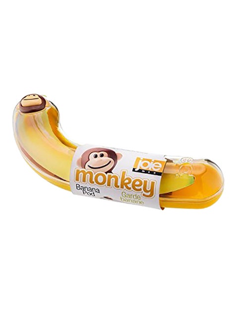 Monkey-Themed Banana Shaped Container