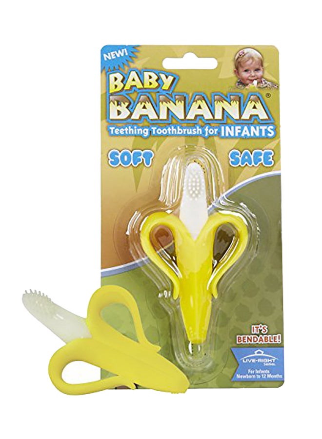 Baby Banana Toothbrush With Handles  - Image 1
