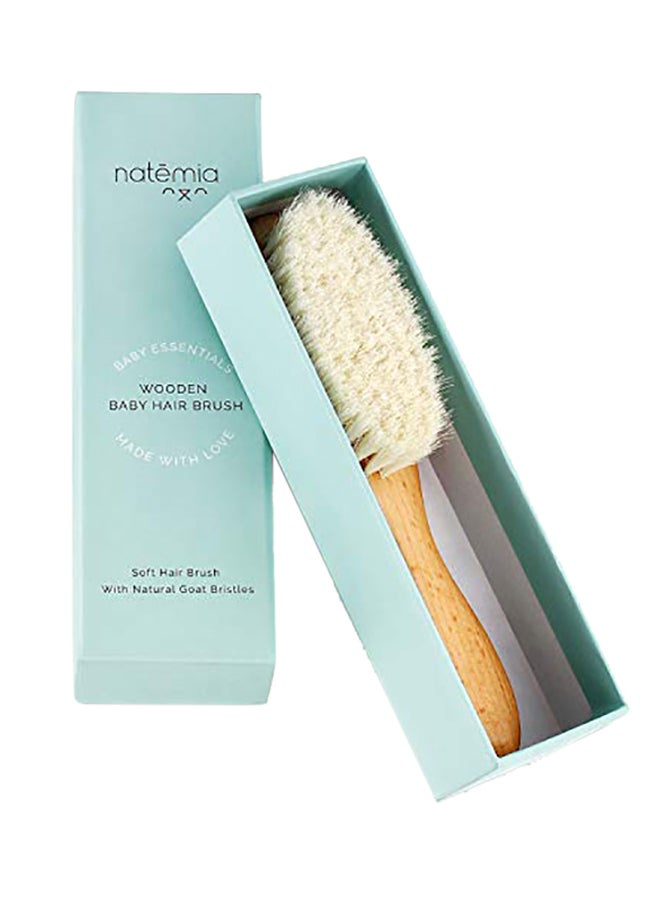 Natemia Wooden BPA Free Hair Brush - Image 1