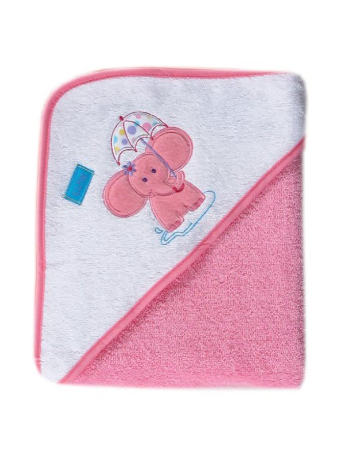 منشفة بقناع عليها رسم مظلة وحيوان