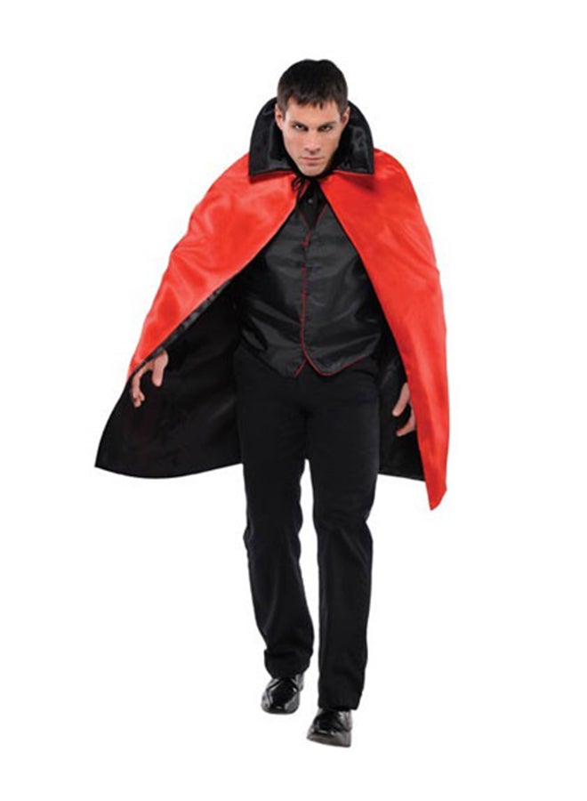 COSTUMES USA Mid-Length Two-Tone Collared Cape 