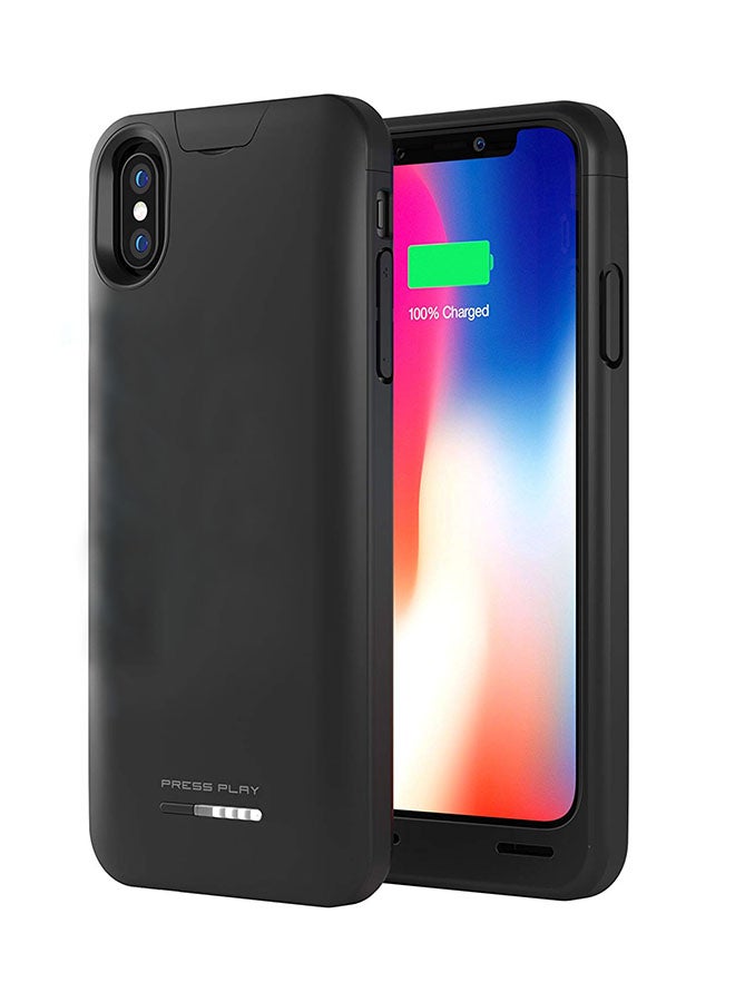Press Play Nero Extendable Battery Snap Case For Apple iPhone XS Max Black - Image 1