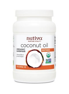 Nutiva Refined Coconut Oil Clear  - Image 1