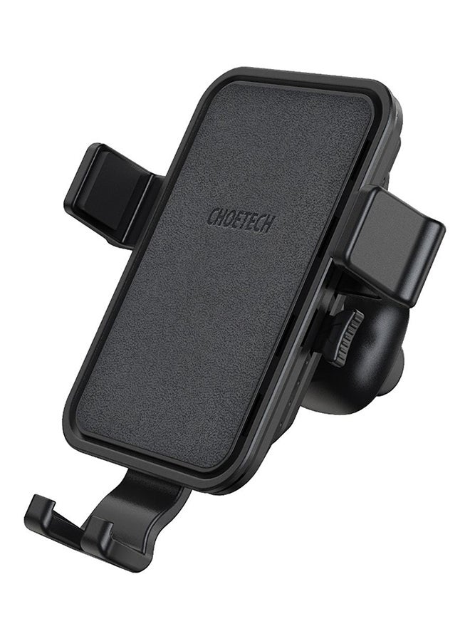 CHOETECH T541-S 10W Fast Car Wireless Phone Holder With Charger Black  - Image 1