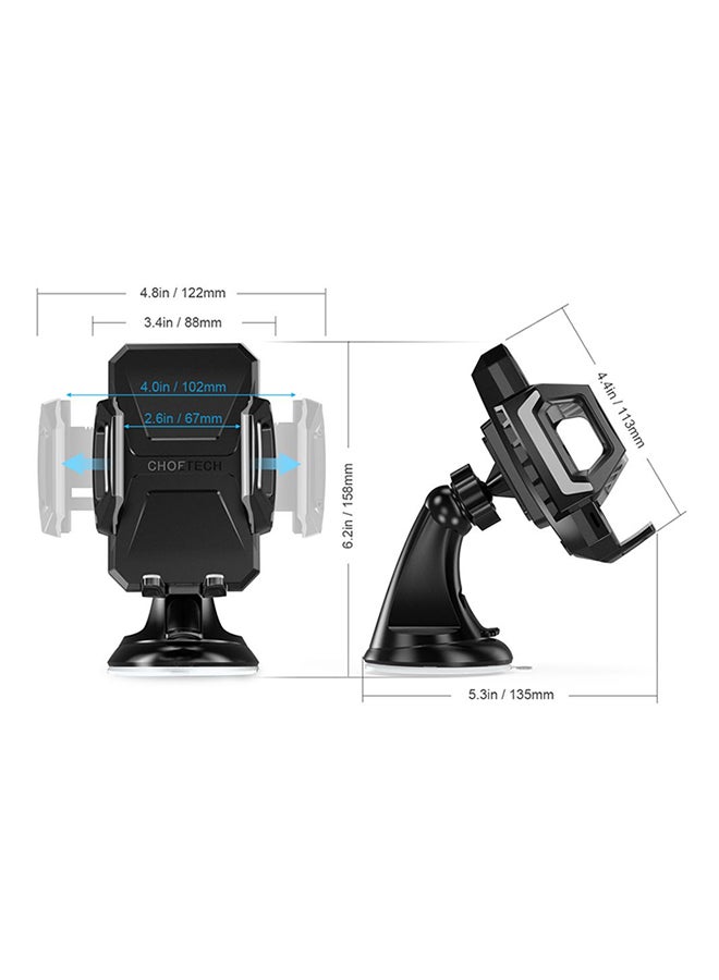 CHOETECH T521S Qi Wireless Phone Charging Stand Black  - Image 3