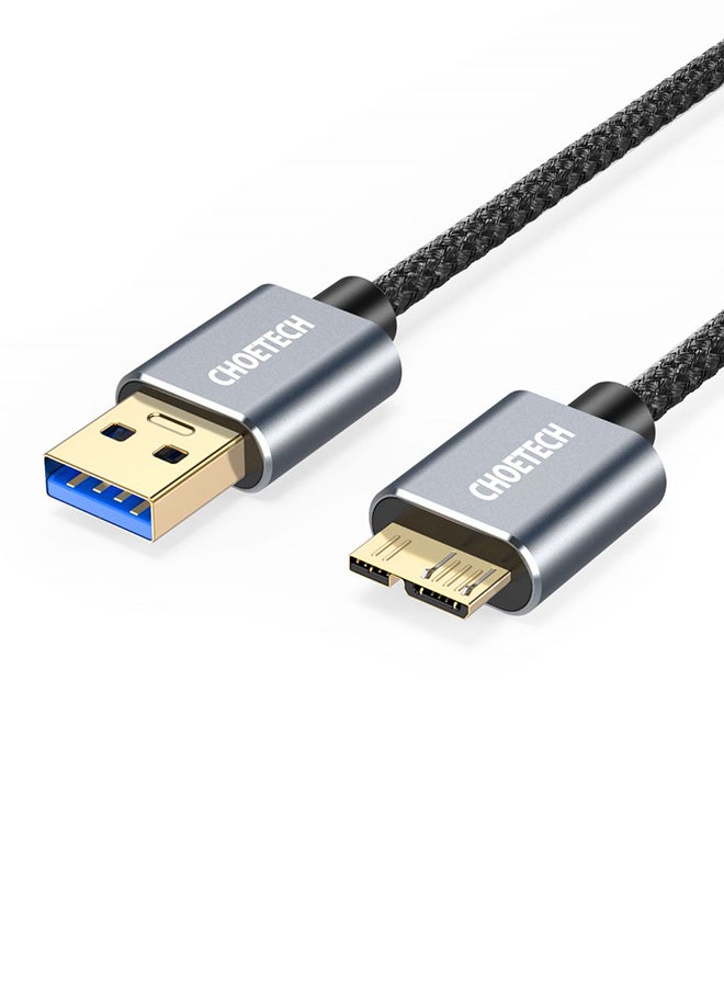 تشوتيك Micro USB 3.0 A Male To B Cable Black - Image 2