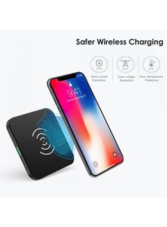 CHOETECH 10W Wireless Fast Charging Pad for Apple I Phone 13/12 Series & Qi Enable Smartphones Black  - Image 3