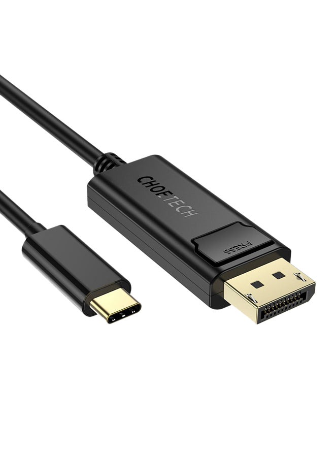 CHOETECH USB-C To Displayport Adapter Cable 4Kx2K, 60Hz (4Ft/1.2M) For 2017 Imac, 2017/ 2016 - Image 1