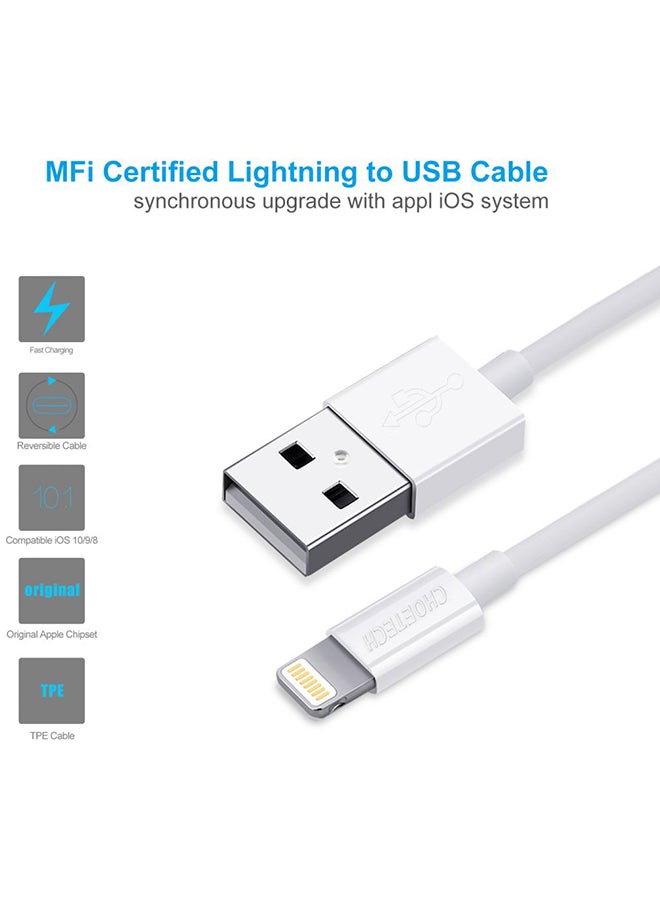 CHOETECH - Usb Cable For Lightning To USB Fast Charger - Image 1