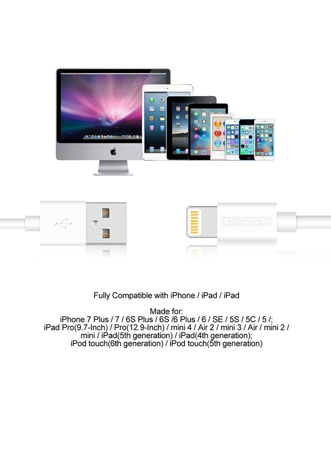 CHOETECH - Usb Cable For Lightning To USB Fast Charger - Image 1