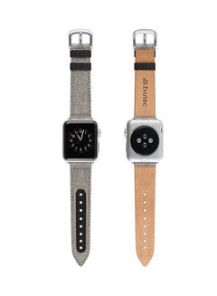 EVUTEC Replacement Strap For Northill Series Apple Watch 40mm / 38mm Canvas/Black  - Image 4