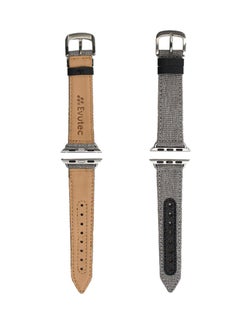 EVUTEC Replacement Strap For Northill Series Apple Watch 40mm / 38mm Canvas/Black  - Image 1