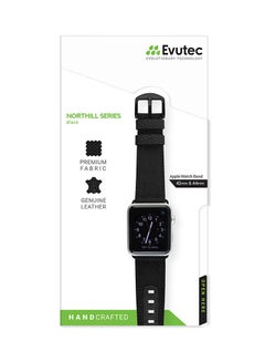 EVUTEC Replacement Strap For Northill Series Apple Watch 44/42mm Black  - Image 5