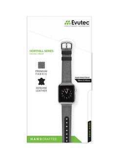 EVUTEC Replacement Strap For Northill Series Apple Watch 40mm / 38mm Canvas/Black  - Image 5