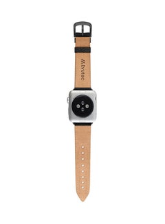 EVUTEC Replacement Leather Band For Northill Series Apple Watch 40mm / 38mm Black  - Image 3