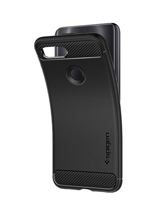 Spigen - Rugged Armor Case Cover For Xiaomi Mi 8 Lite Black - Image 1
