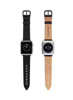 EVUTEC Replacement Leather Band For Northill Series Apple Watch 40mm / 38mm Black  - Image 4