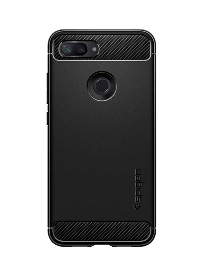 Spigen - Rugged Armor Case Cover For Xiaomi Mi 8 Lite Black - Image 1