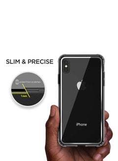 VRS Design Crystal Chrome Case Cover For Apple iPhone XS Max Clear  - Image 2