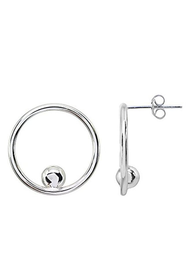 Hoops & Loops 925 Sterling Silver Stud Earrings  - Image 1