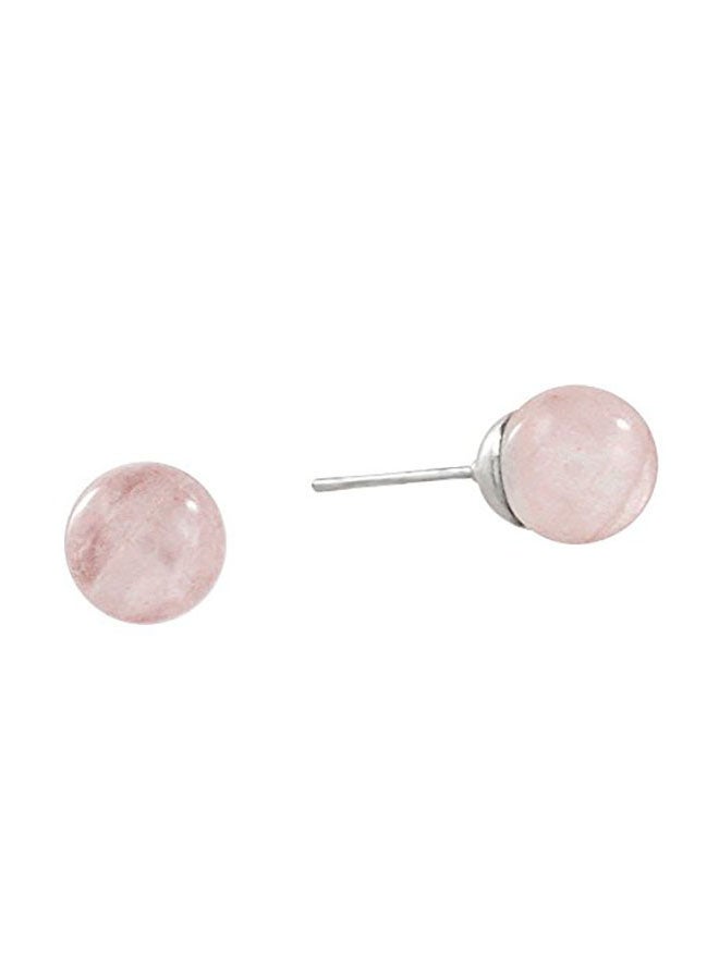 Falari - Stainless-Steel Quartz Stud Earrings - Image 1