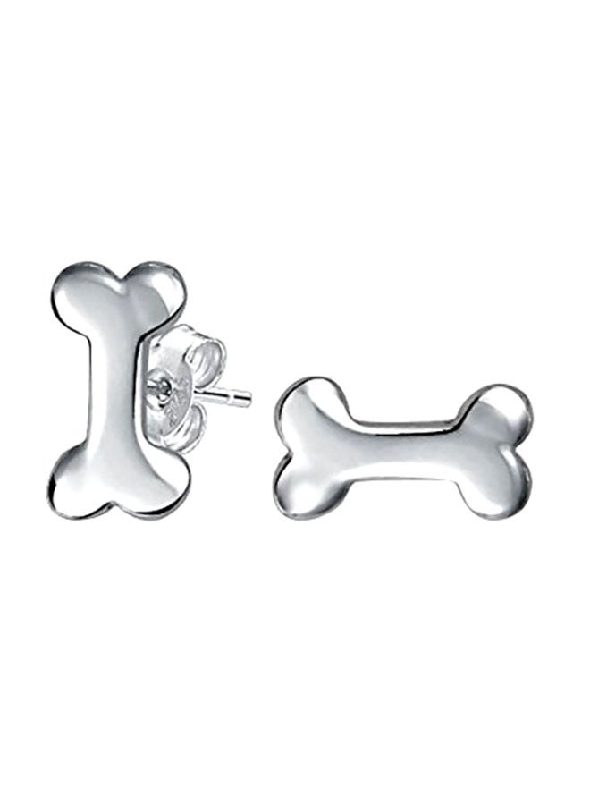 بلينج جولري أقراط كبس مصنوعة من الفضة الإسترليني عيار 925