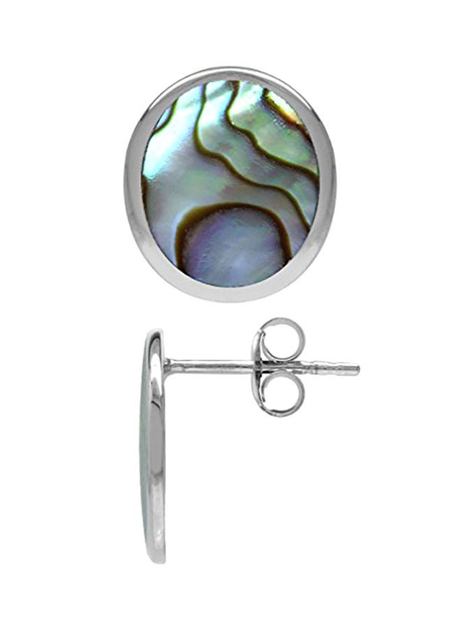 Silvershake - 925 Sterling Silver Stud Earrings - Image 1