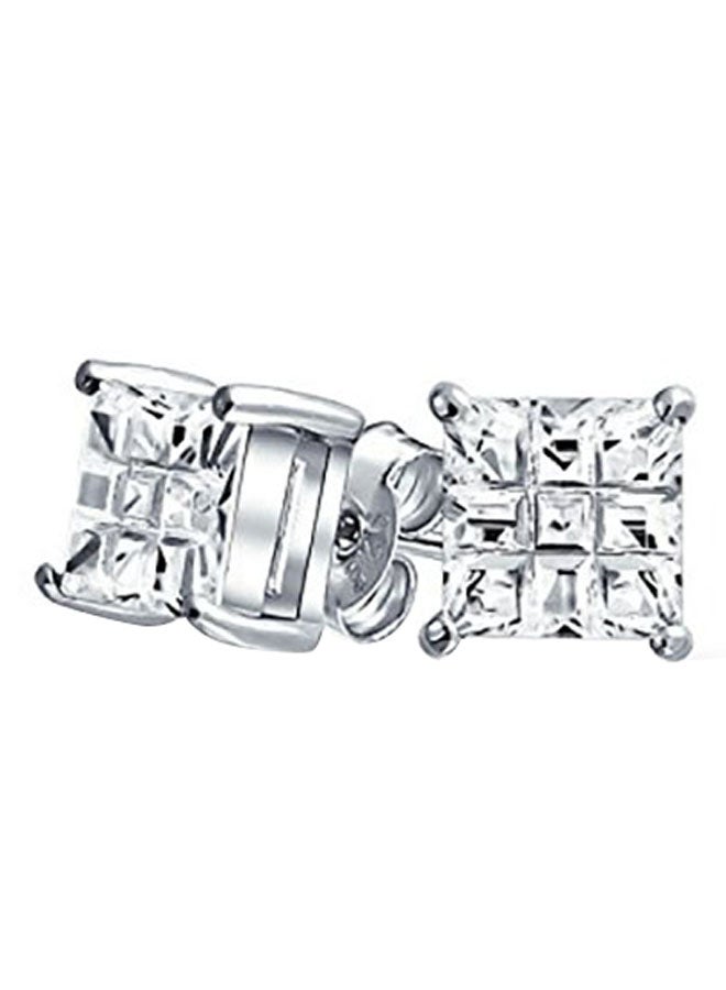 BLING JEWELRY 925 Sterling Silver Stud Earrings - Image 1