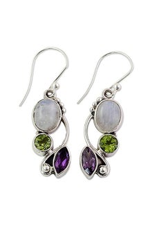 925 Sterling Silver Amethyst Dangle Earrings - v1551189349/N21530213A_2