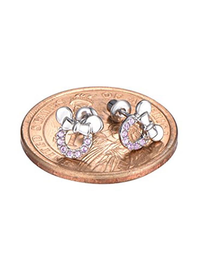 Regetta Jewelry - Stainless-Steel Zircon Stud Earrings - Image 1