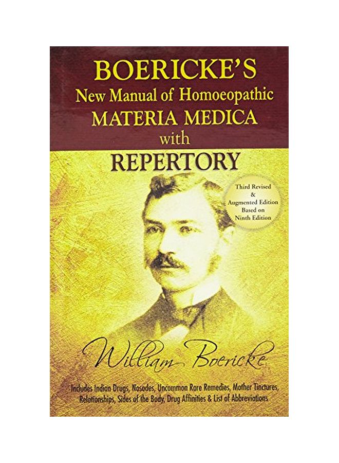 Boericke's New Manual Of Homeopathic Materia Medica With Repertory hardcover english - 01 Jan 2008  - Image 1