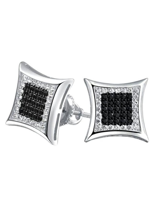 BLING JEWELRY - Kite Design Sterling Silver Earrings - Image 1