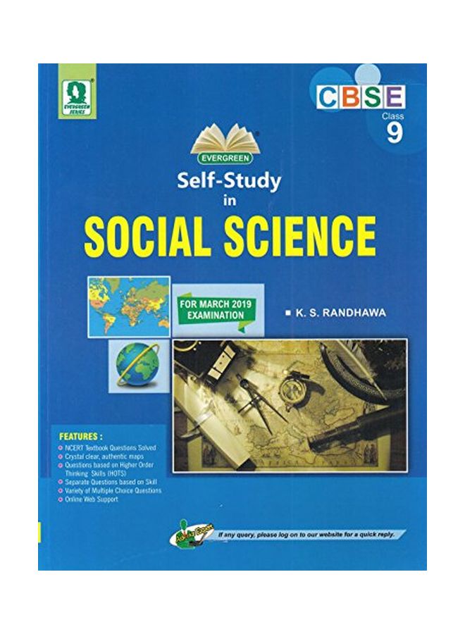 CBSE Self Study In Social Science For Class 9 paperback english