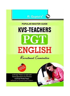 KVS-Teachers PGT English Recruitment Examination paperback english - 01 Dec 2014 