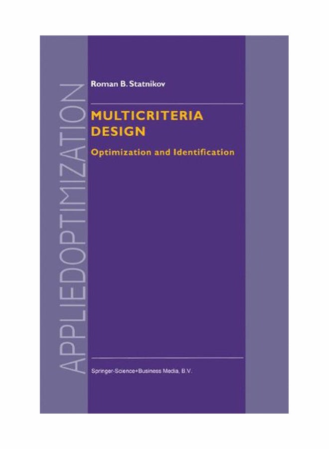 null - Multicriteria Design: Optimization And Identification (Applied Optimization) paperback english - 04 Dec 2010 - Image 1