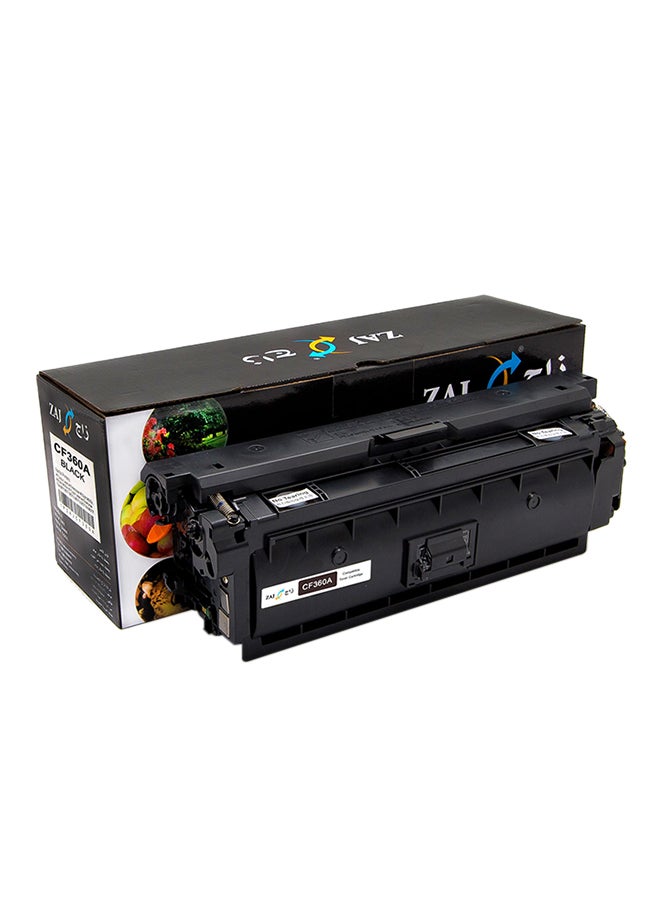 زاج خرطوشة حبر بديلة لطابعة إتش بي 508A طراز CF360A أسود 