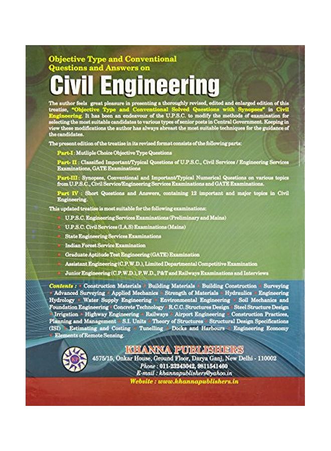 null - Objective Type And Conventional Questions And Answers On Civil Engineering Paperback English by R. Agor - Image 1