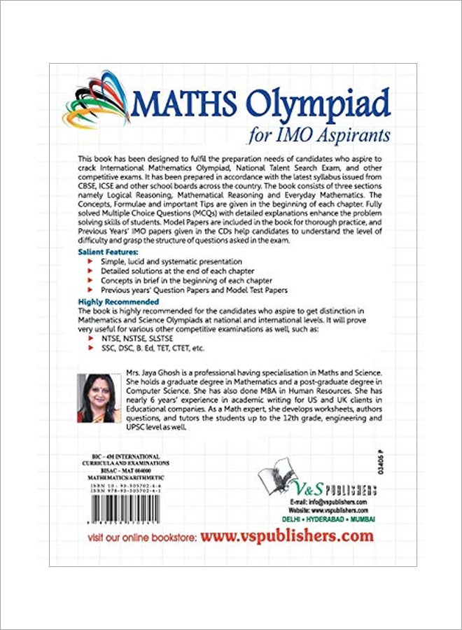 Mathematics Olympiad For IMO Aspirants: Highly Recomended For Cracking Olympaids paperback english - 19 Sep 2013  - Image 2