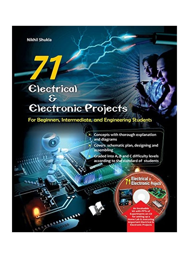 71 Electrical And Electronic Projects: For Beginners, Intermediate And Engineering Students Paperback English by Nikhil Shukla - 43228  - Image 1