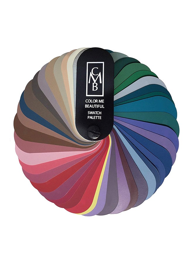 Color Me Beautiful Summer Swatch Fan (15-12077) Multicolour - Image 1