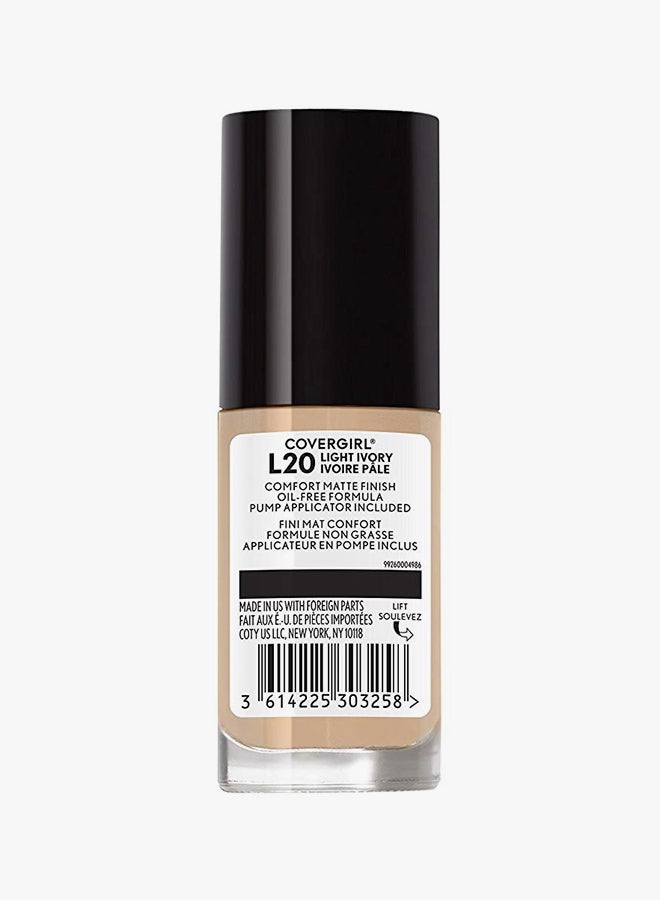 CoverGirl Trublend Matte Made Liquid Foundation L20 Light Ivory - Image 2