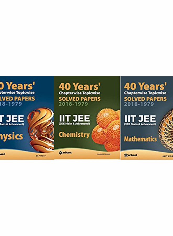 null - 40 Years' Chapterwise Topicwise Solved Papers 2018-1979 IIT JEE: Mathematics/Chemistry/Physics paperback english - 2018 - Image 1