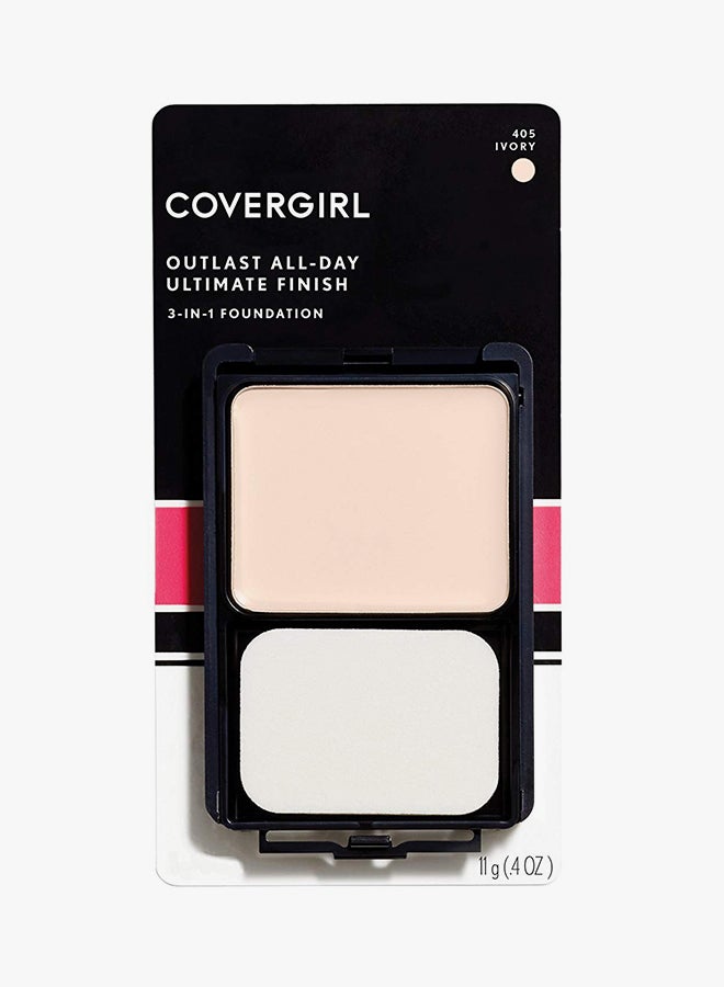 CoverGirl Ultimate Finish Powder Foundation Ivory Neutral 405 - Image 2